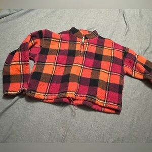 Plaid fleece
